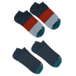Low Blue Socks 2 Pack