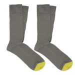 Rib Grey Socks 2 Pack